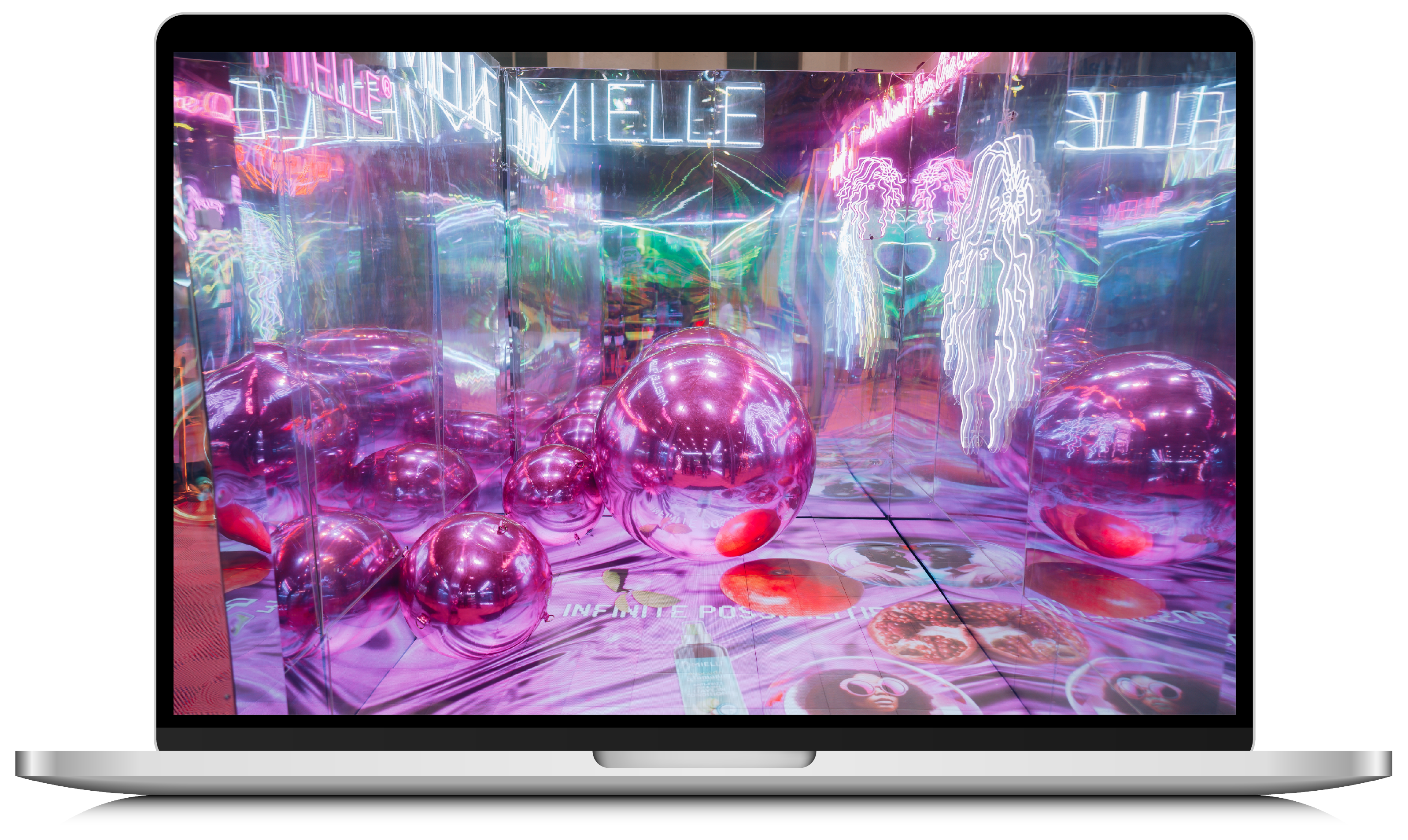 Activation video on laptop mockup